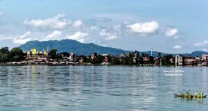 Rangamati town from kaptai lake